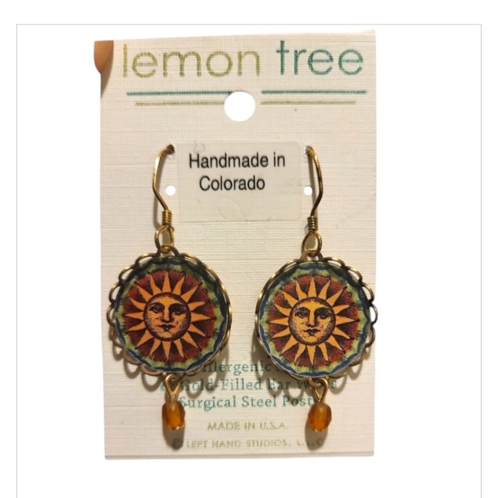 🌞 Lemon Tree Sun Earrings 🌞